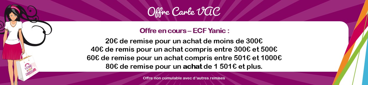 Offres spéciales pour la carte VAC lancée en 2026.