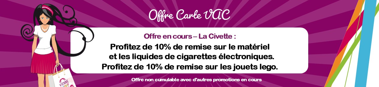 Offres spéciales pour la carte VAC lancée en 2026.